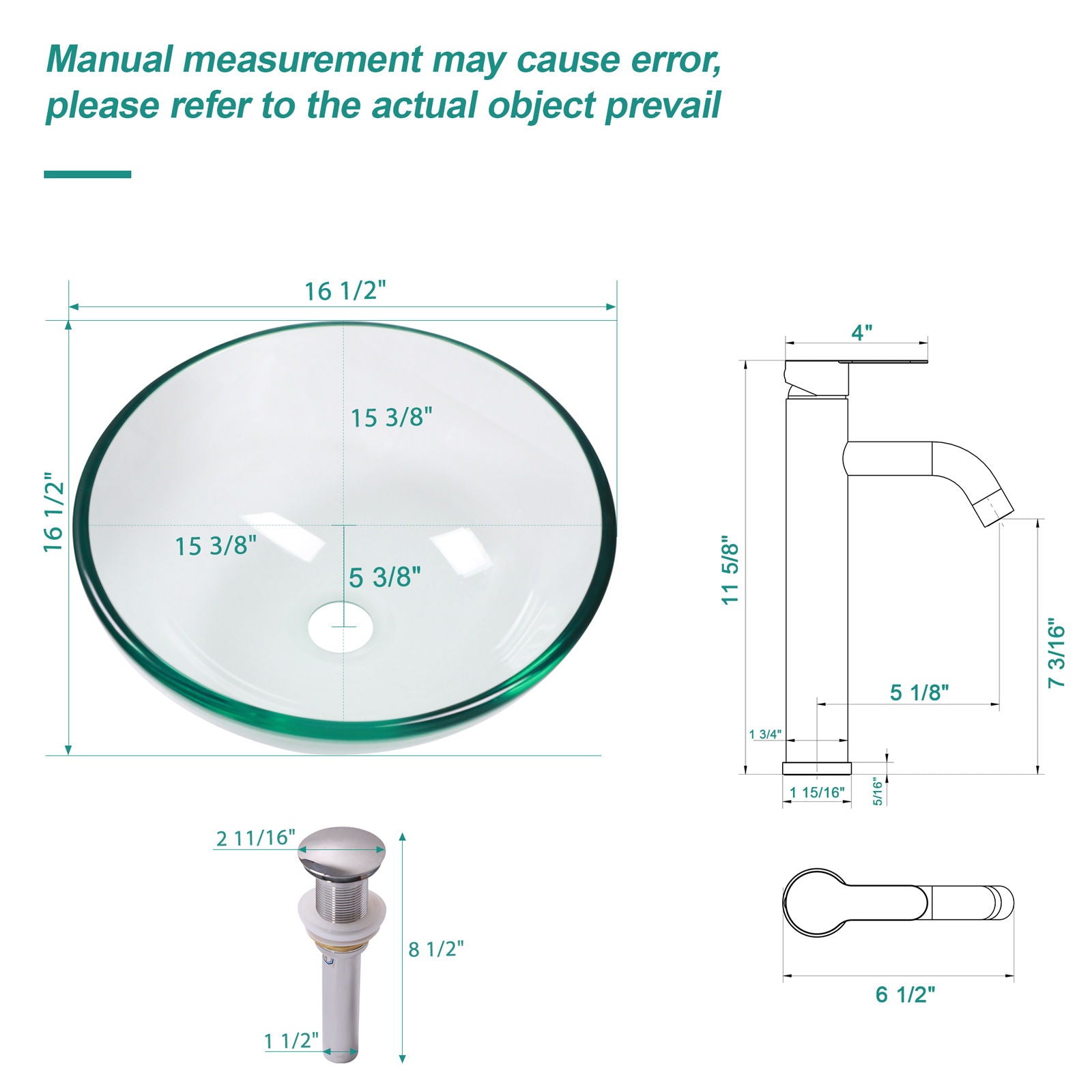 Vessel Sink With Faucet And Pop-Up Drain Daily Nest