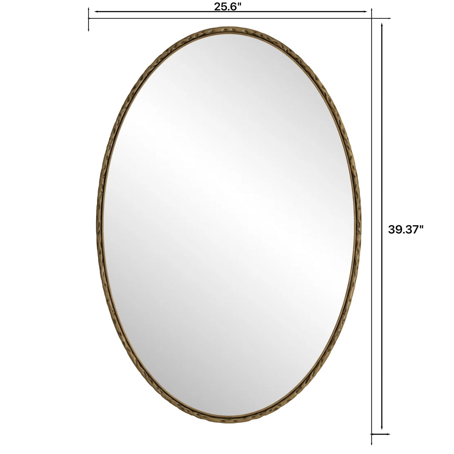 Art Oval Retro Mirror, Wall Hanging Daily Nest
