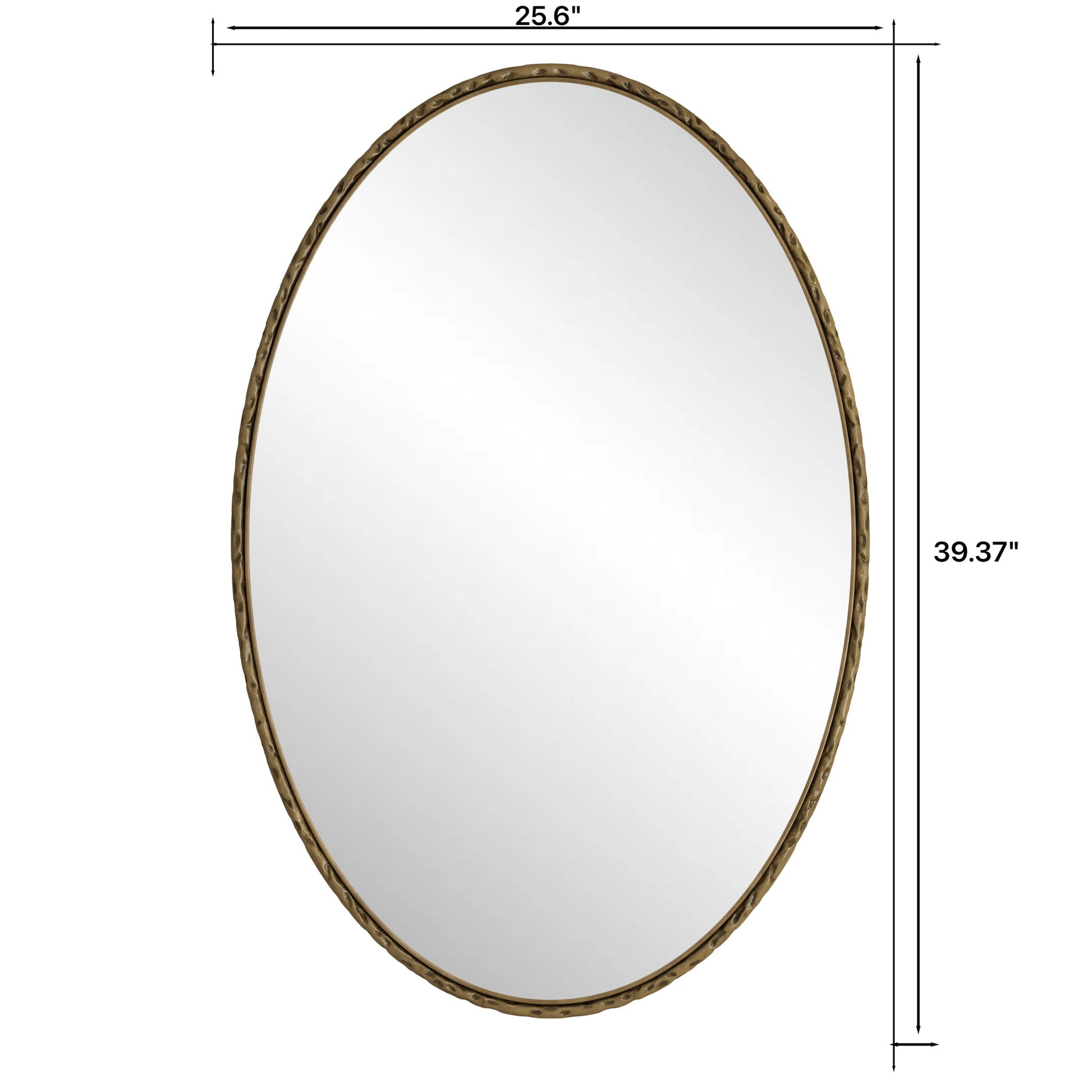 Art Oval Retro Mirror, Wall Hanging Daily Nest