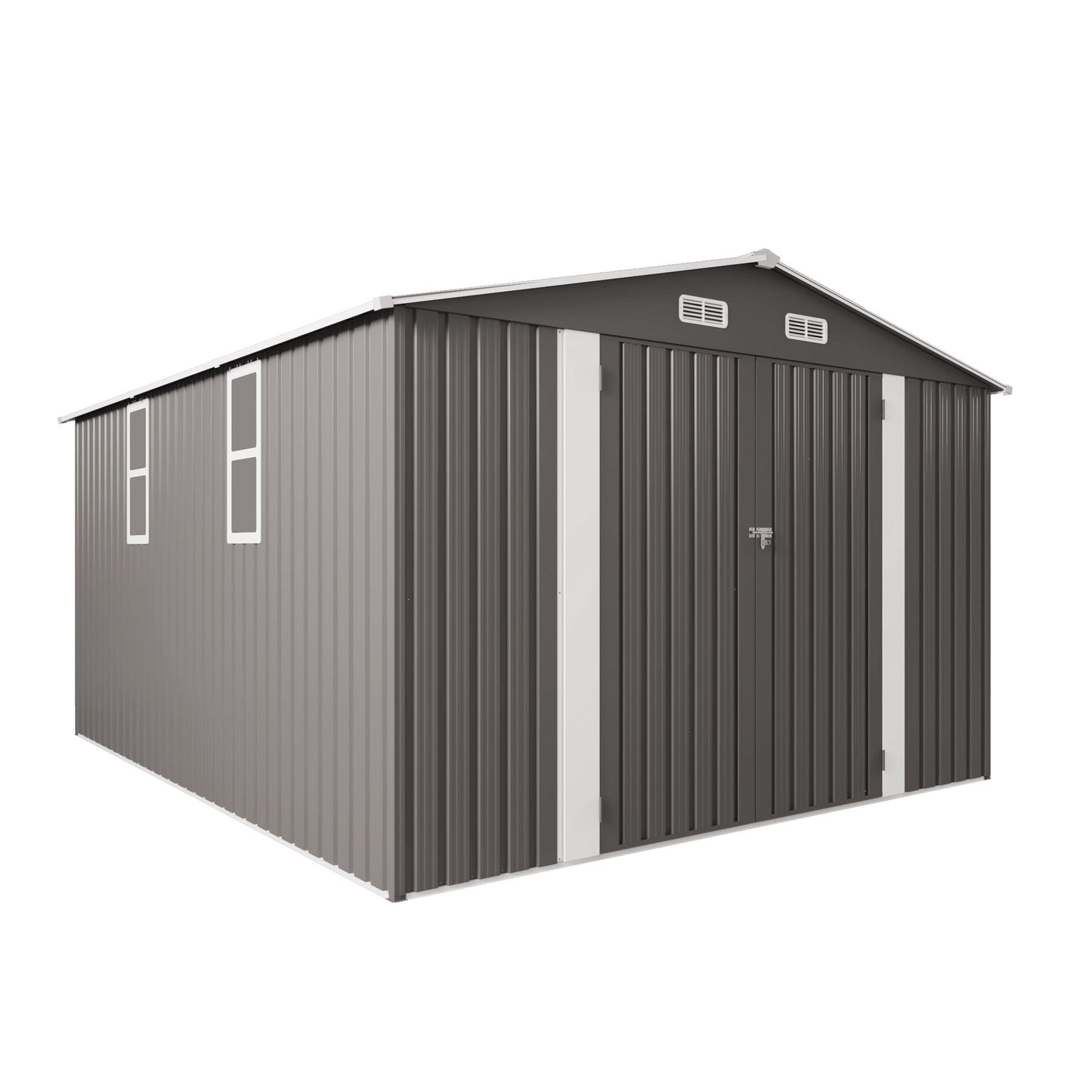 Large Outdoor Storage Shed With Lockable Door, Air Vent Daily Nest
