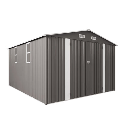 Large Outdoor Storage Shed With Lockable Door, Air Vent Daily Nest