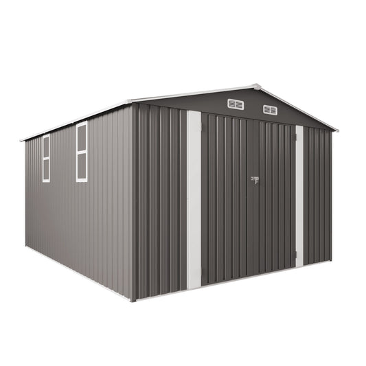 Large Outdoor Storage Shed With Lockable Door, Air Vent Daily Nest