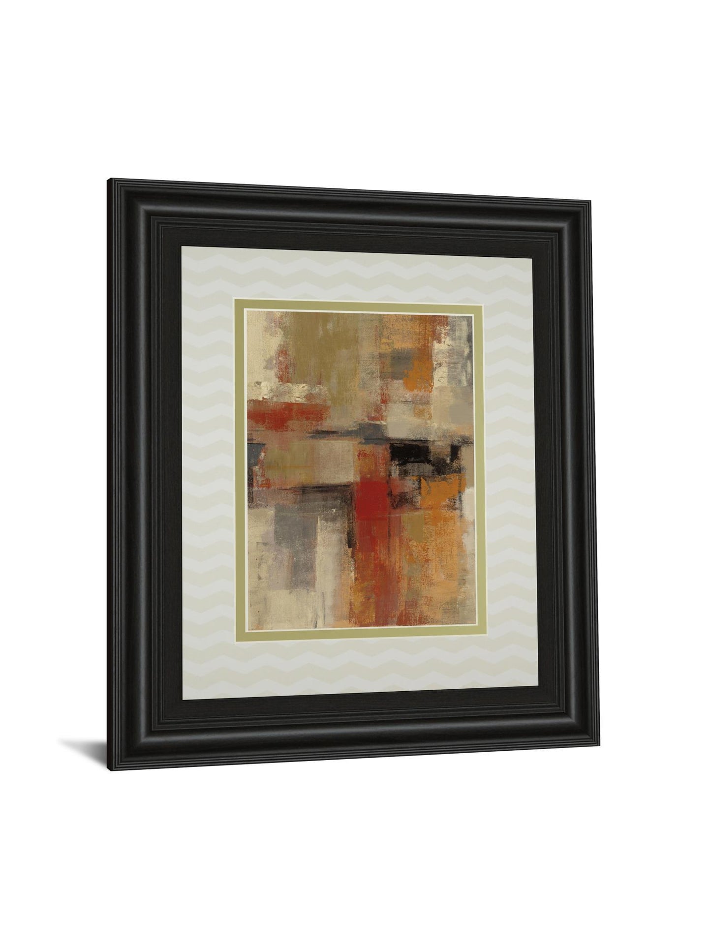 Intersection Crop I By Sylvia Vassileva - Framed Print Wall Art - Red