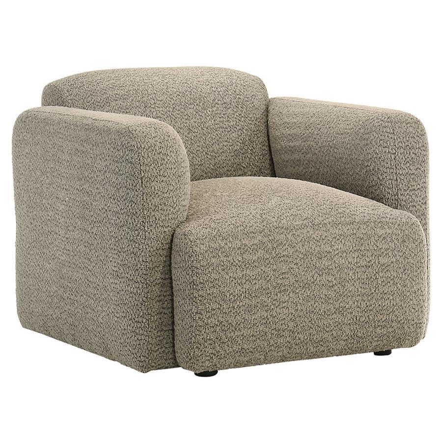 Dorset - Fabric Upholstered Round Track Arm Accent Chair Coaster Fine Furniture