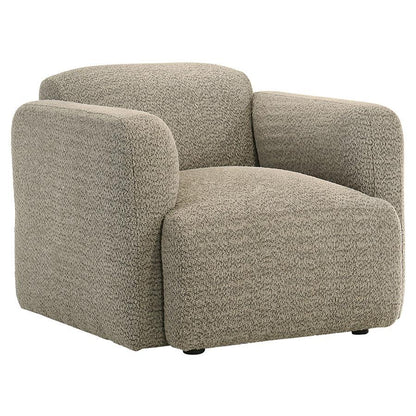 Dorset - Fabric Upholstered Round Track Arm Accent Chair Coaster Fine Furniture