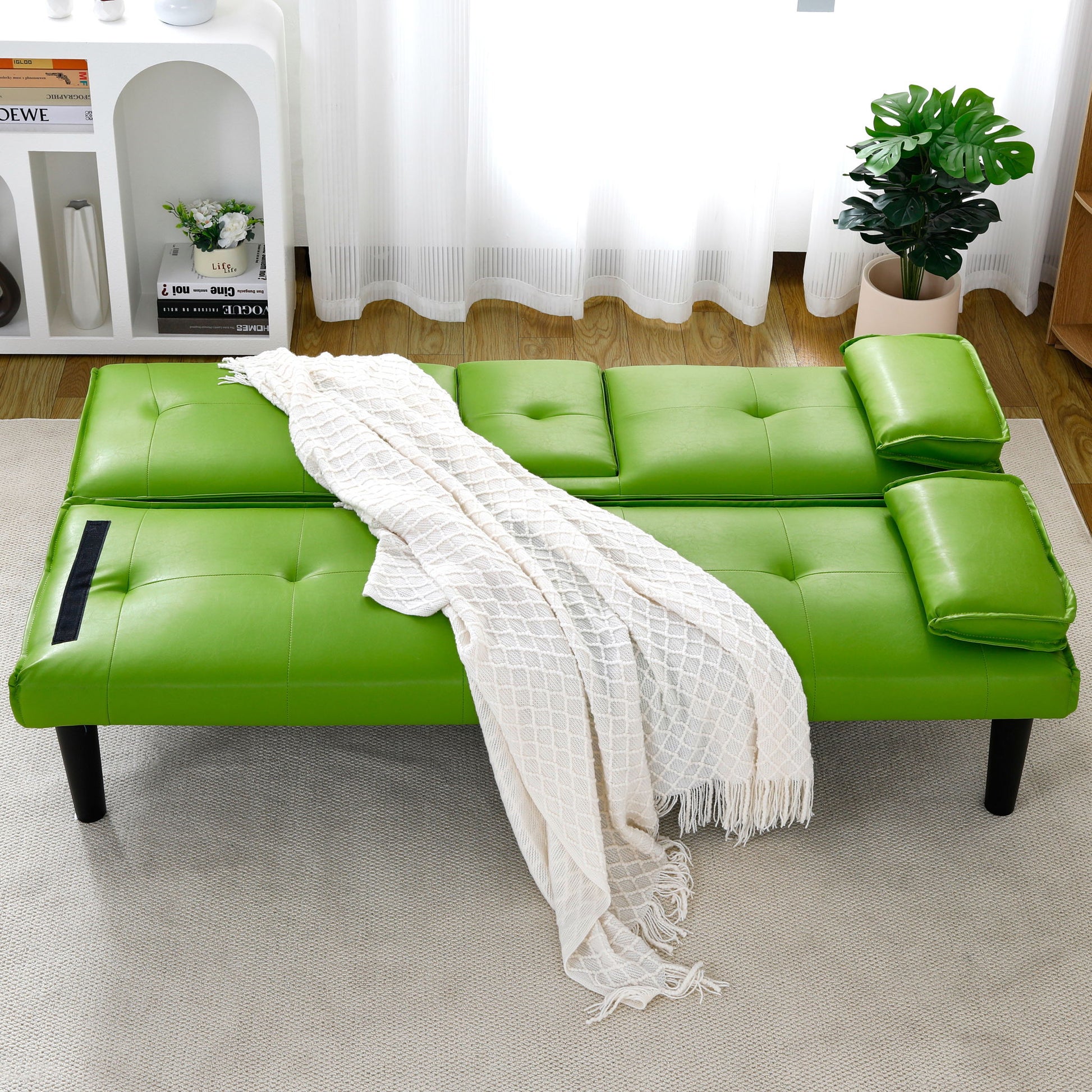 Sofa Bed With Foldable Design And Cup Holder Home Essentials