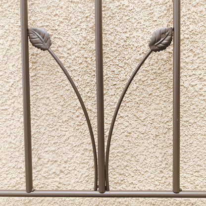 Metal Garden Trellis Rustproof For Climbing Plants Outdoor Flower Support Daily Nest