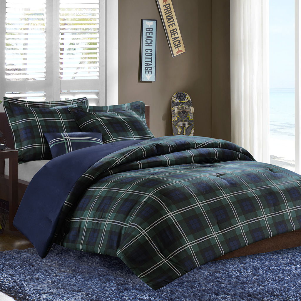 Mi Zone Brody - Comforter Set - Blue