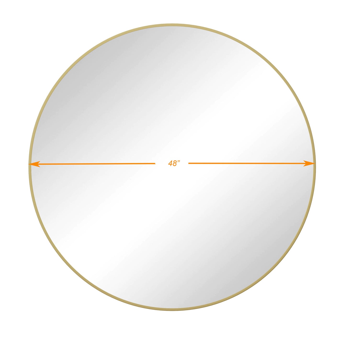 Wall Circular Mirror Metal Framed Mirror Round Vanity Mirror Dressing Mirror, For Bathroom, Living Room, Bedroom Wall Decor Daily Nest