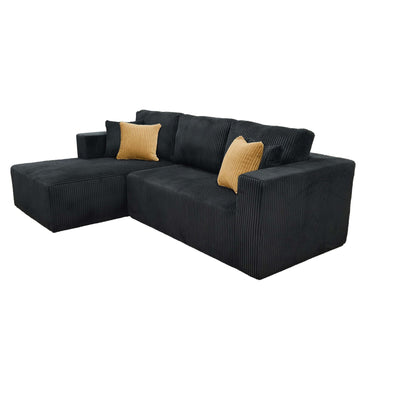 L - Shape Full Compressed Upholstered Sectional Home Essentials