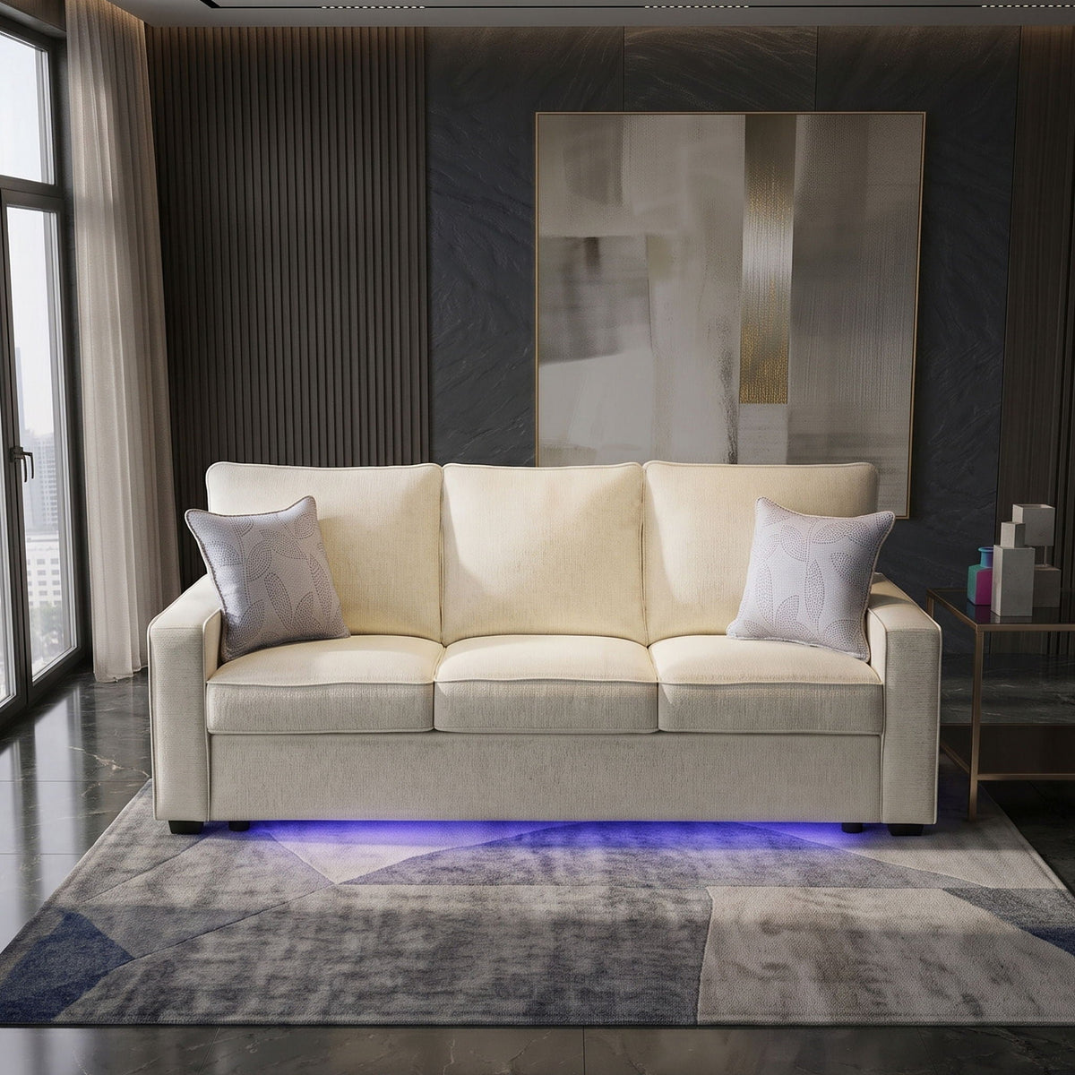 Rita - Sofa, LED Base Lighting Matrix Furniture Group