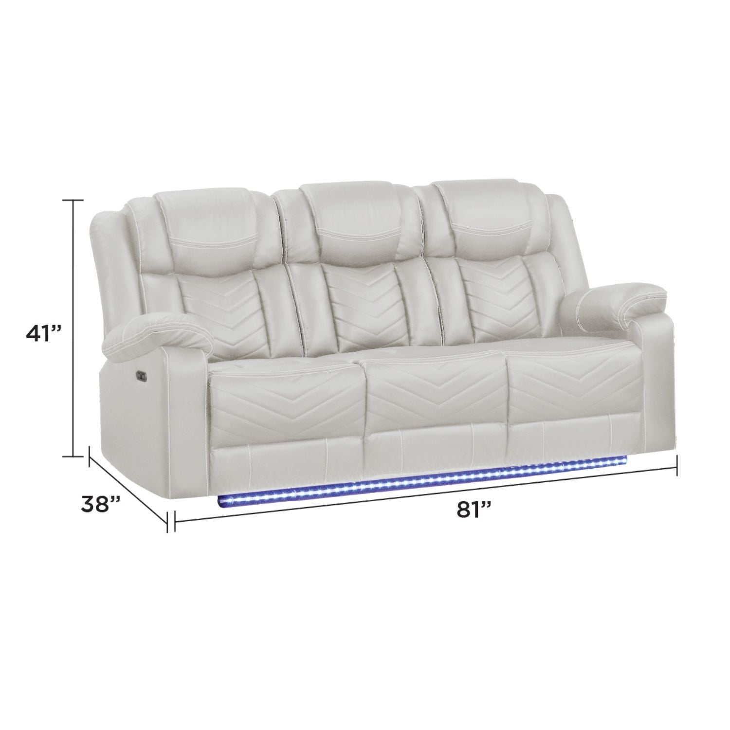 Challenger - LED Power Recliner Set Matrix Furniture Group