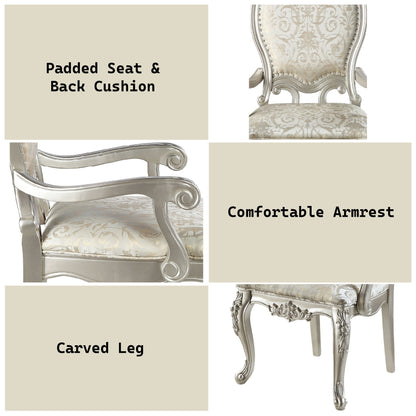 Bently - Arm Chair (Set of 2) - Champagne Acme