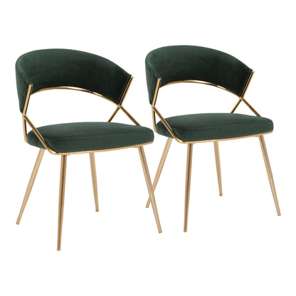 Jie - Glam Dining Chair (Set of 2) Lumi Source