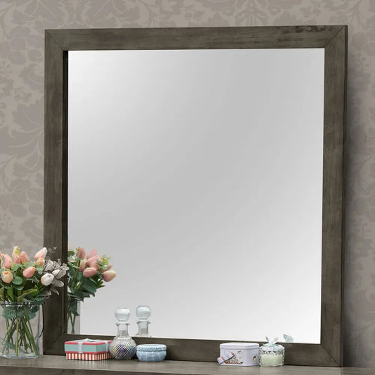 Modern Design Transitional Wall Mirror Glory Furniture