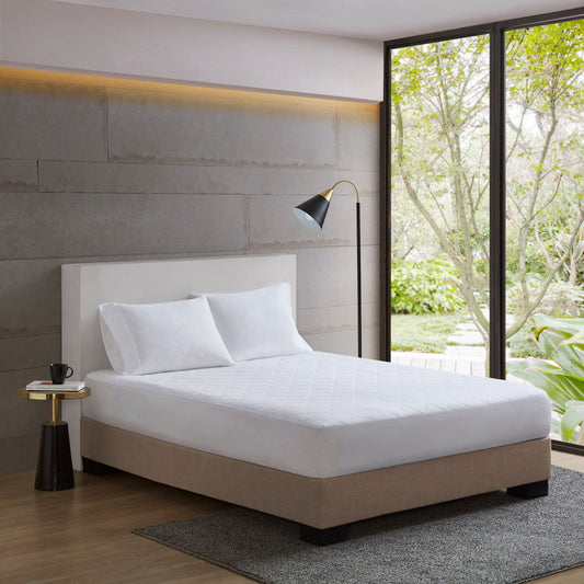 All Natural - Queen Quilted Mattress - White Sleep Philosophy