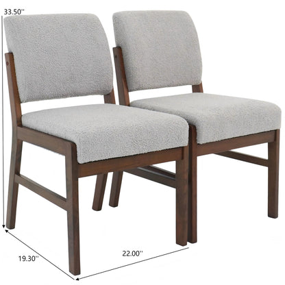 Caldwell - Dining Chair (Set of 2) - Light Gray Ashcroft Furniture