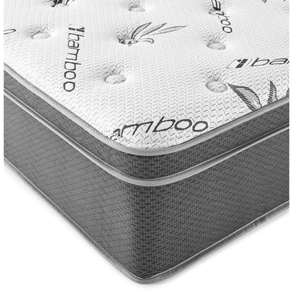 Vancouver - 13" Euro Top Hybrid Mattress With Bamboo Cover And Gel Memory Foam Furniture Max