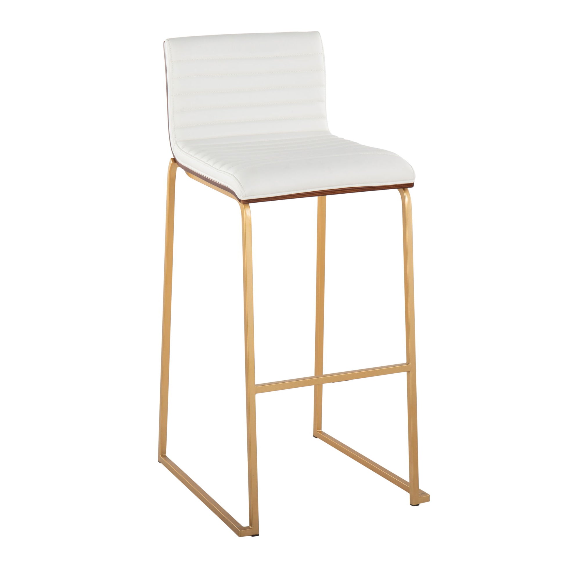 Mason Mara - Contemporary Versatile Desig Fixed Height Barstool (Set of 2) Lumi Source