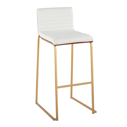 Mason Mara - Contemporary Versatile Desig Fixed Height Barstool (Set of 2) Lumi Source