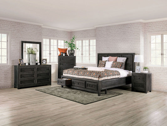 Oakridge - Eastern King Bed - Charcoal