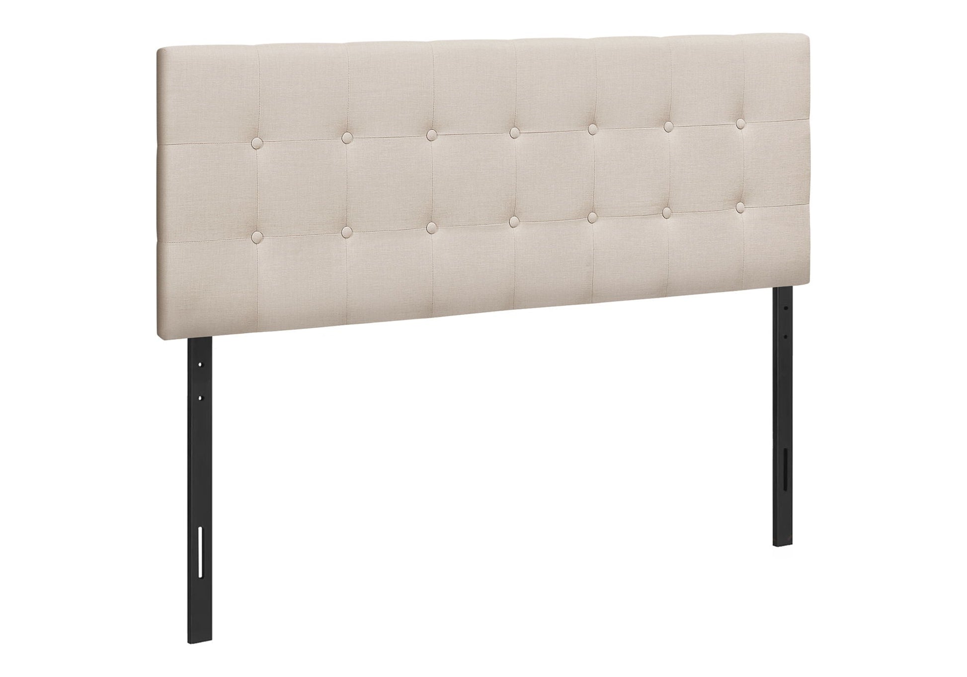 Queen Size, Bed Headboard Only, Upholstered Transitional - Beige 8th Street