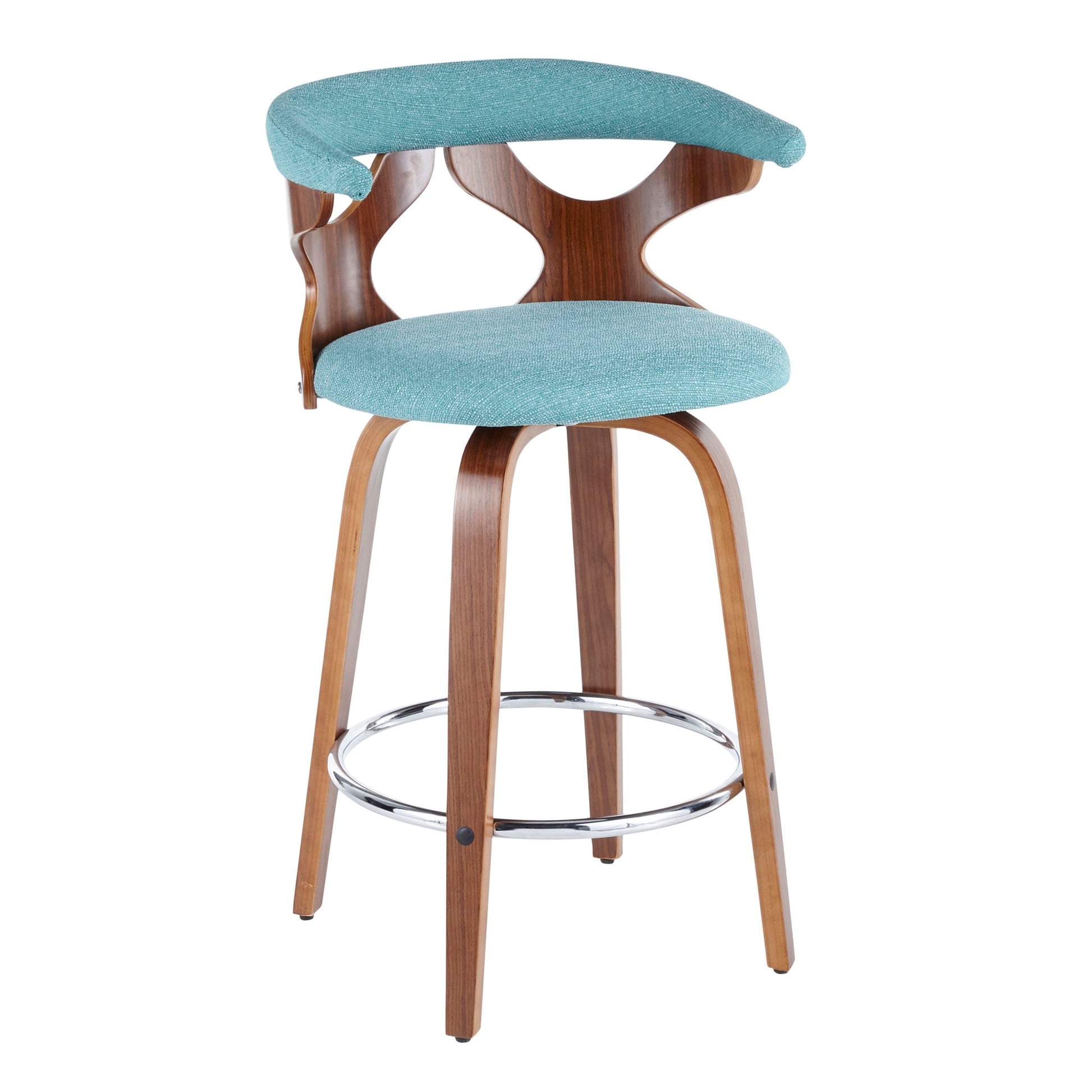 Gardenia - Mid Century Modern Counter Stool (Set of 2) Lumi Source