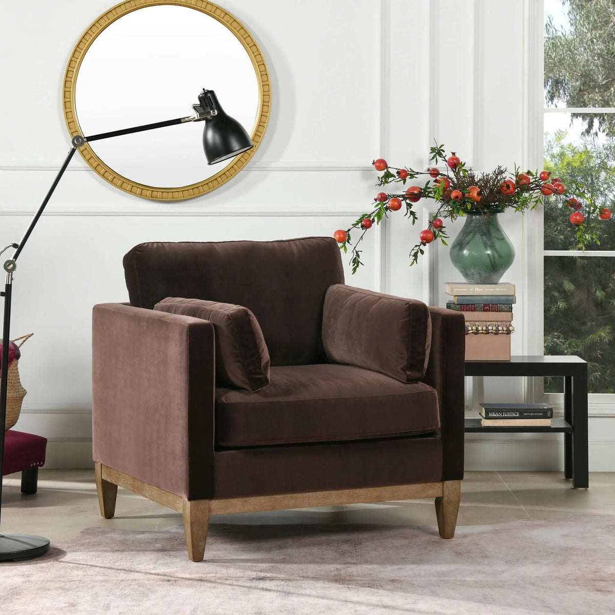Knox - Modern Farmhouse Arm Chair Jennifer Taylor Home