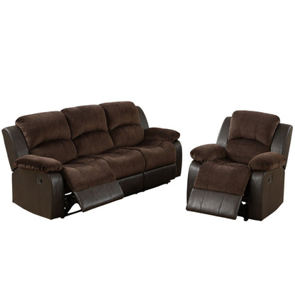 Modern Living Room Set, Reclining Mechanism Home Essentials