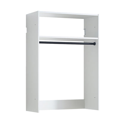 Devi - Wall Mounted Wood Closet System Home Essentials