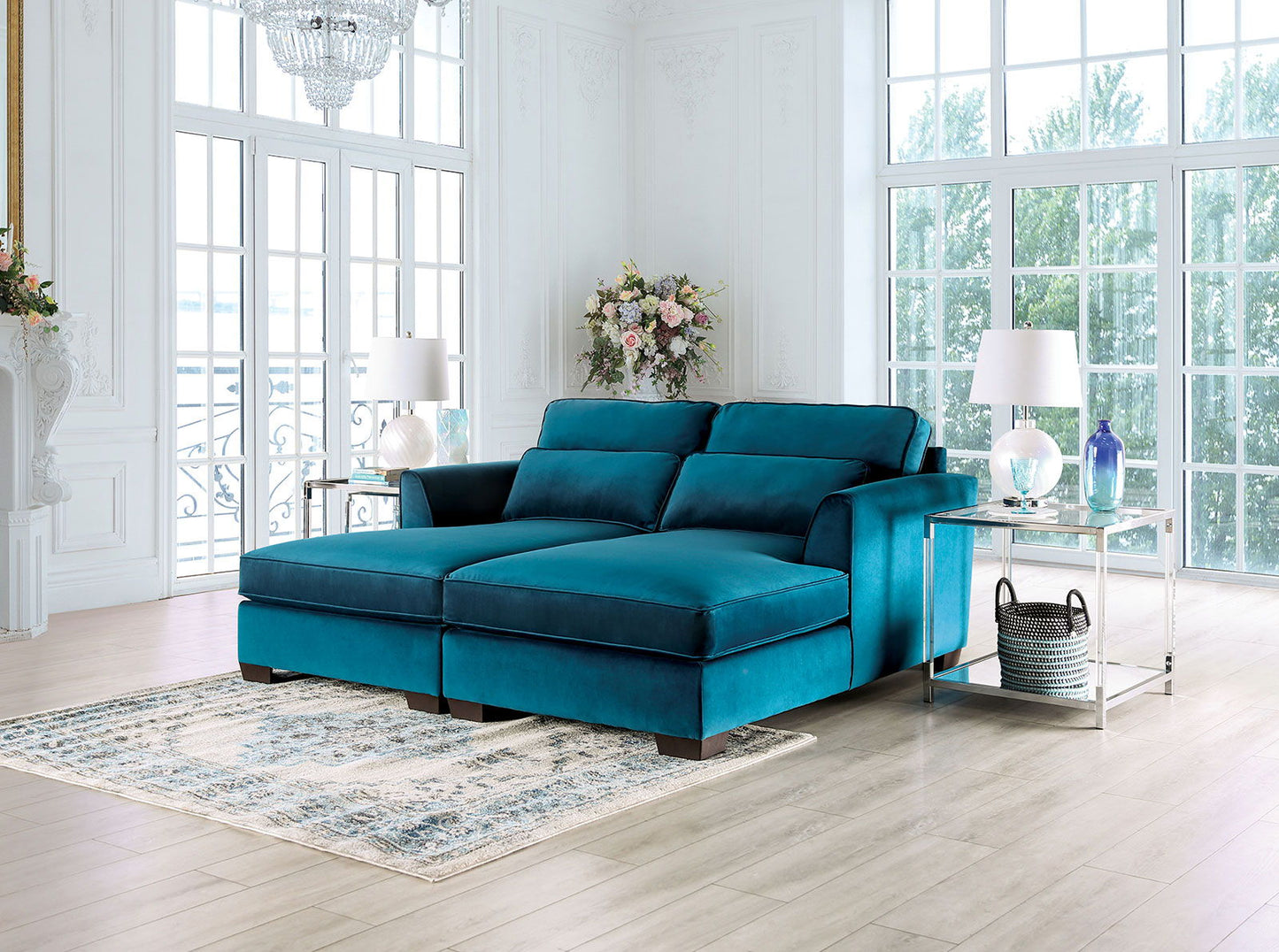 Peregrine - Sectional - Teal