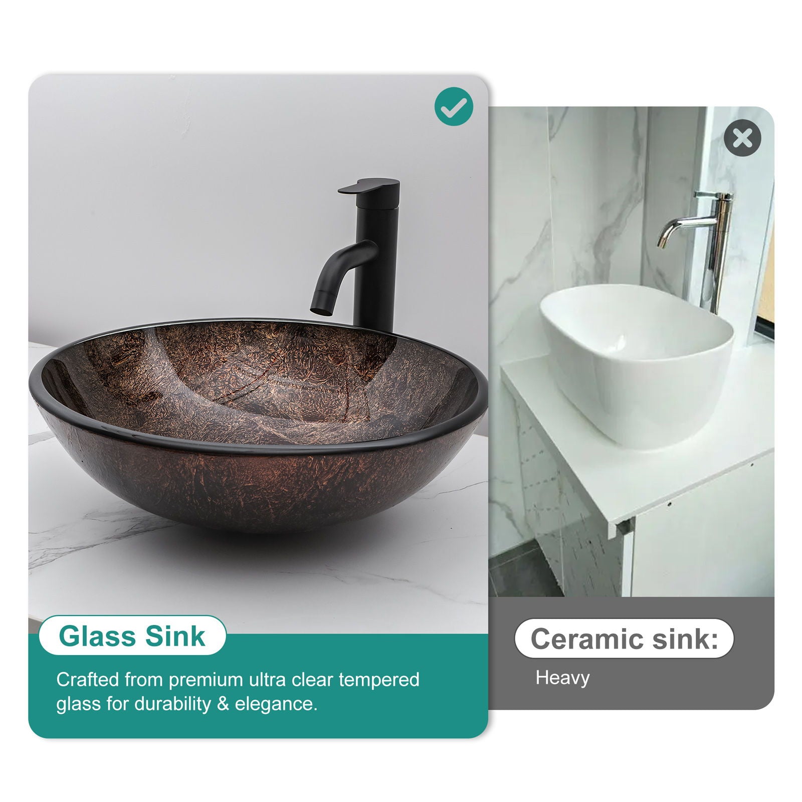 Vessel Sink With Faucet And Pop-Up Drain Daily Nest