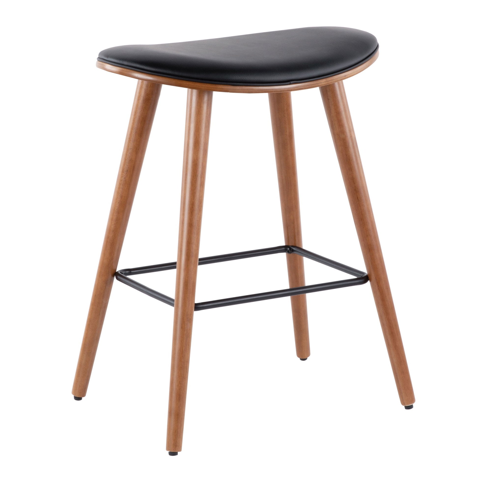 Saddle - Contemporary Counter Stool (Set of 2) Lumi Source