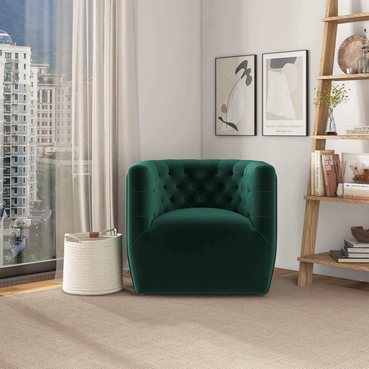 Delaney - Ergonomic Design Swivel Chair Ashcroft Furniture
