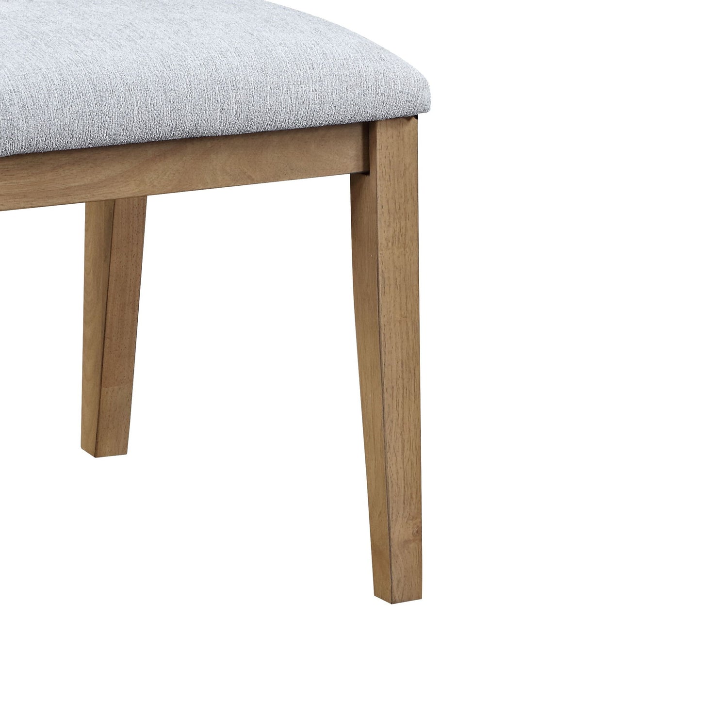 Delphine - Linen Fabric 19" Dining Chair (Set of 2) - Gray Lilola Home