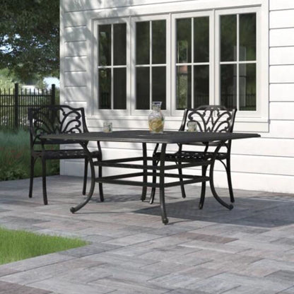 64" Square Dining Table - Dark Lava Bronze Home Essentials