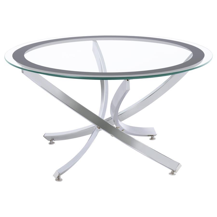 Brooke - Round Coffee Table Set Coaster Fine Furniture