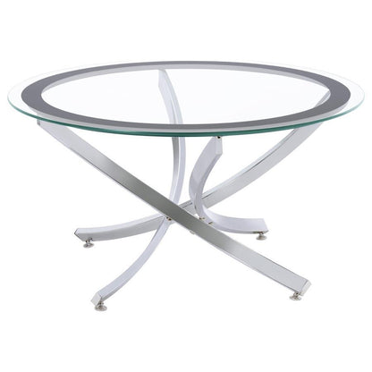 Brooke - Round Coffee Table Set Coaster Fine Furniture