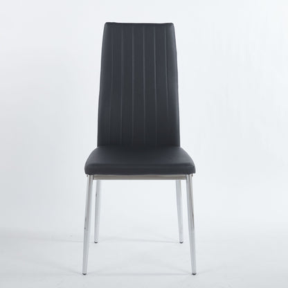 Chrome Leg Dining Chair (Set of 4) Home Essentials