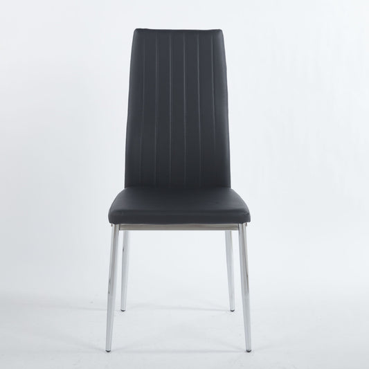 Chrome Leg Dining Chair (Set of 4) Home Essentials