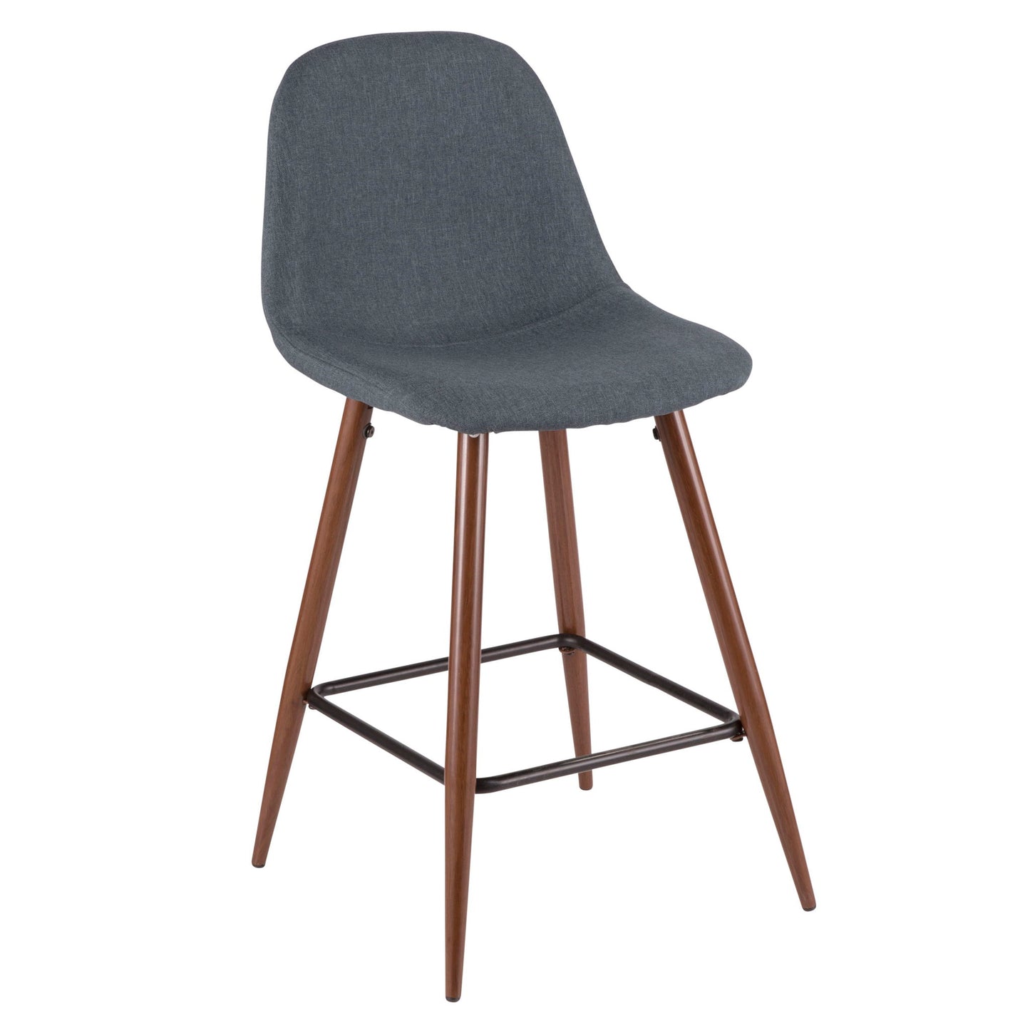 Pebble - Mid Century Modern Counter Stool (Set of 2) Lumi Source