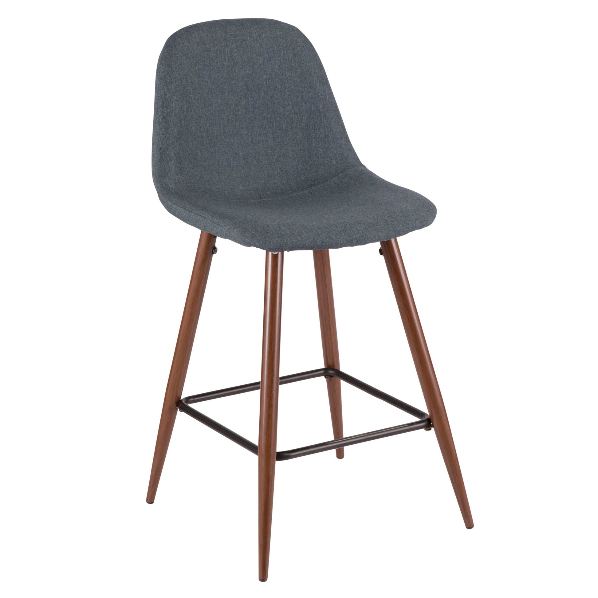Pebble - Mid Century Modern Counter Stool (Set of 2) Lumi Source