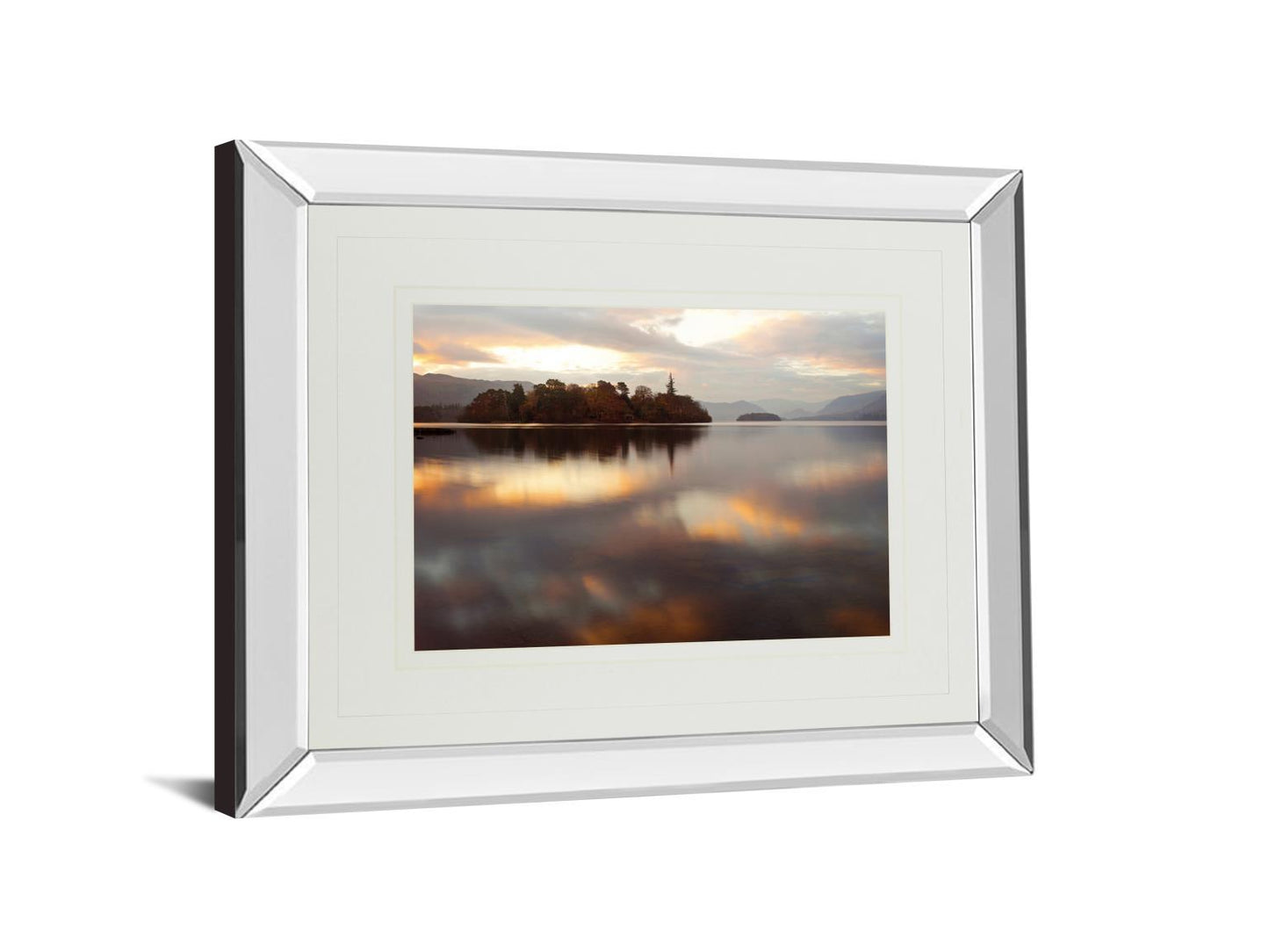 Golden Lake By Peter Adams - Print Wall Art - Gold