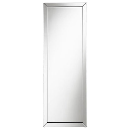 Soline - Framed Standing Floor Mirror - Silver CoasterEveryday
