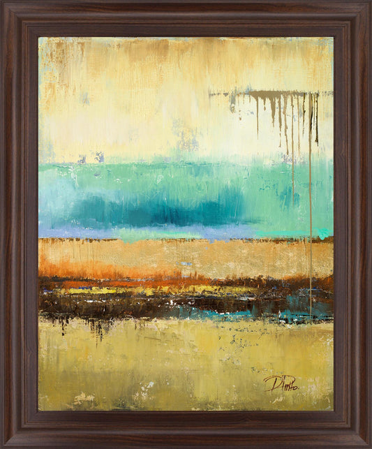 Sunwashed Horizon - 28" x 34" Framed Wall Art Classy Art