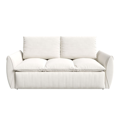 Pull Out Sofa Bed, 3 Seat Convertible Sleeper Sofa With 2 In 1 Pillow And Blanket Set Home Essentials