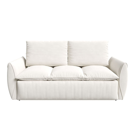 Pull Out Sofa Bed, 3 Seat Convertible Sleeper Sofa With 2 In 1 Pillow And Blanket Set Home Essentials