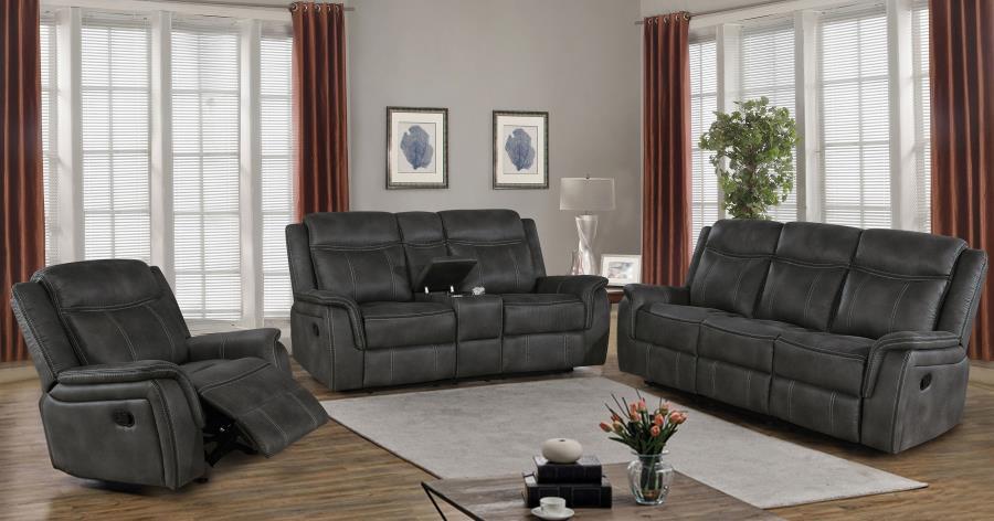 Lawrence - Upholstered Reclining Sofa Set CoasterEveryday