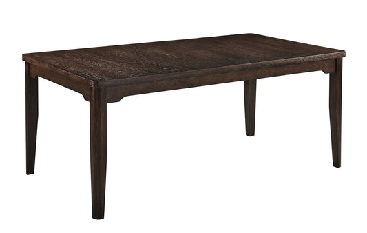 Higgins - Dining Table - Dark oak Crown Mark