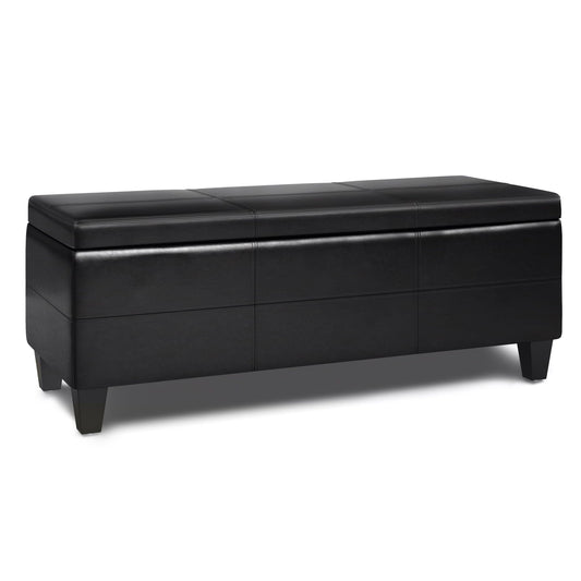 Afton - Large Storage Ottoman Bench Simpli-Home